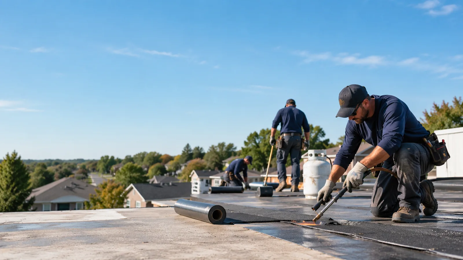 Flat Roof Leak Repair providers in Hunter, OK